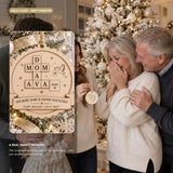 Personalized Pregnancy Announcement Puzzle Wood Ornament - Custom Keepsake - image 4