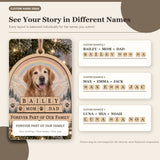 Personalized Pet Memorial Family Wood Ornament - Custom Keepsake - image 2