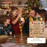 Personalized Family Game Night Wood Ornament - Custom Keepsake - image 3