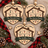 Personalized Blended Family Together Wood Ornament - Custom Keepsake - image 2