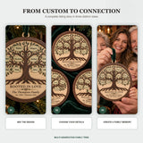 Personalized Multi Generation Family Tree Wood Ornament - Custom Keepsake - image 7