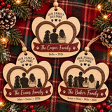 Personalized Family With Pets Wood Ornament - Custom Keepsake - image 2