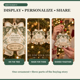 Personalized Wedding Bells Wood Ornament - Custom Keepsake - image 7