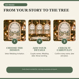 Personalized Wedding Invitation Wood Ornament - Custom Keepsake - image 6