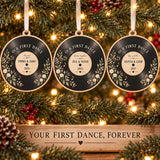 Personalized First Dance Vinyl Wood Ornament - Custom Keepsake - image 2