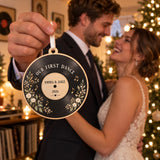 Personalized First Dance Vinyl Wood Ornament - Custom Keepsake - image 3