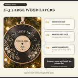Personalized First Dance Vinyl Wood Ornament - Custom Keepsake - image 4