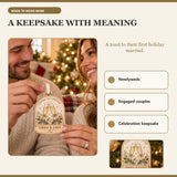 Personalized Champagne Toast Wood Ornament - Custom Keepsake - image 8