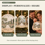 Personalized Wedding Venue Portrait Wood Ornament - Custom Keepsake - image 7