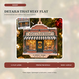Personalized Bakery Anniversary Wood Ornament - Custom Keepsake - image 3