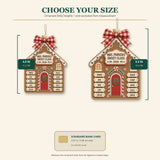 Personalized Schoolhouse Gingerbread Acrylic Ornament - Custom Names Keepsake - image 9