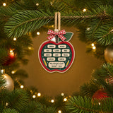 Personalized Apple Big Red Acrylic Ornament - Custom Names Keepsake - image 3