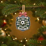 Personalized Soccer Classic Badge Acrylic Ornament - Custom Names Keepsake - image 3
