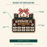 Personalized Soccer Scoreboard Acrylic Ornament - Custom Names Keepsake - image 2