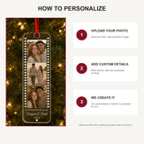 Personalized Film Strip Photo Collage Photo Acrylic Ornament - Custom Couple Keepsake - image 5