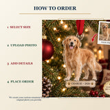 Personalized Custom Dog Photo Acrylic Ornament - Custom Photo Keepsake - image 4