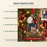 Personalized Family Photo Acrylic Ornament - Custom Photo Keepsake - image 6