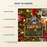 Personalized First Home Acrylic Ornament - Custom Photo Keepsake - image 4