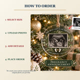 Personalized Pregnancy Announcement Acrylic Ornament - Custom Photo Keepsake - image 4