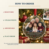 Personalized Grandparents Acrylic Ornament - Custom Photo Keepsake - image 4