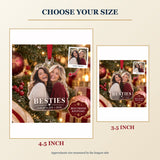 Personalized Best Friends Acrylic Ornament - Custom Photo Keepsake - image 3