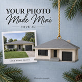 Personalized Suburban Ranch 3D Ornament - Custom Christmas Keepsake - image 1