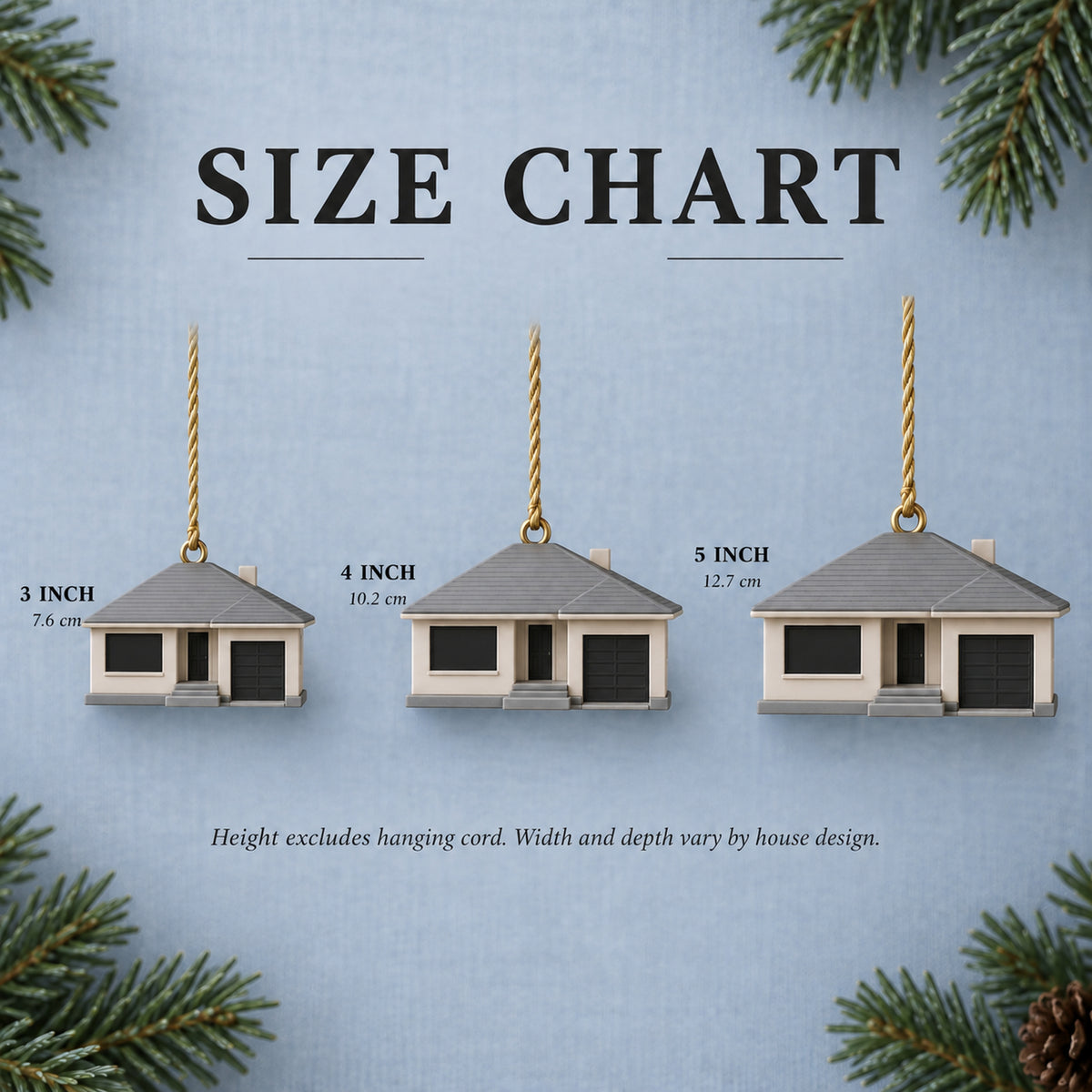 Personalized Suburban Ranch 3D Ornament - Custom Christmas Keepsake - image 5