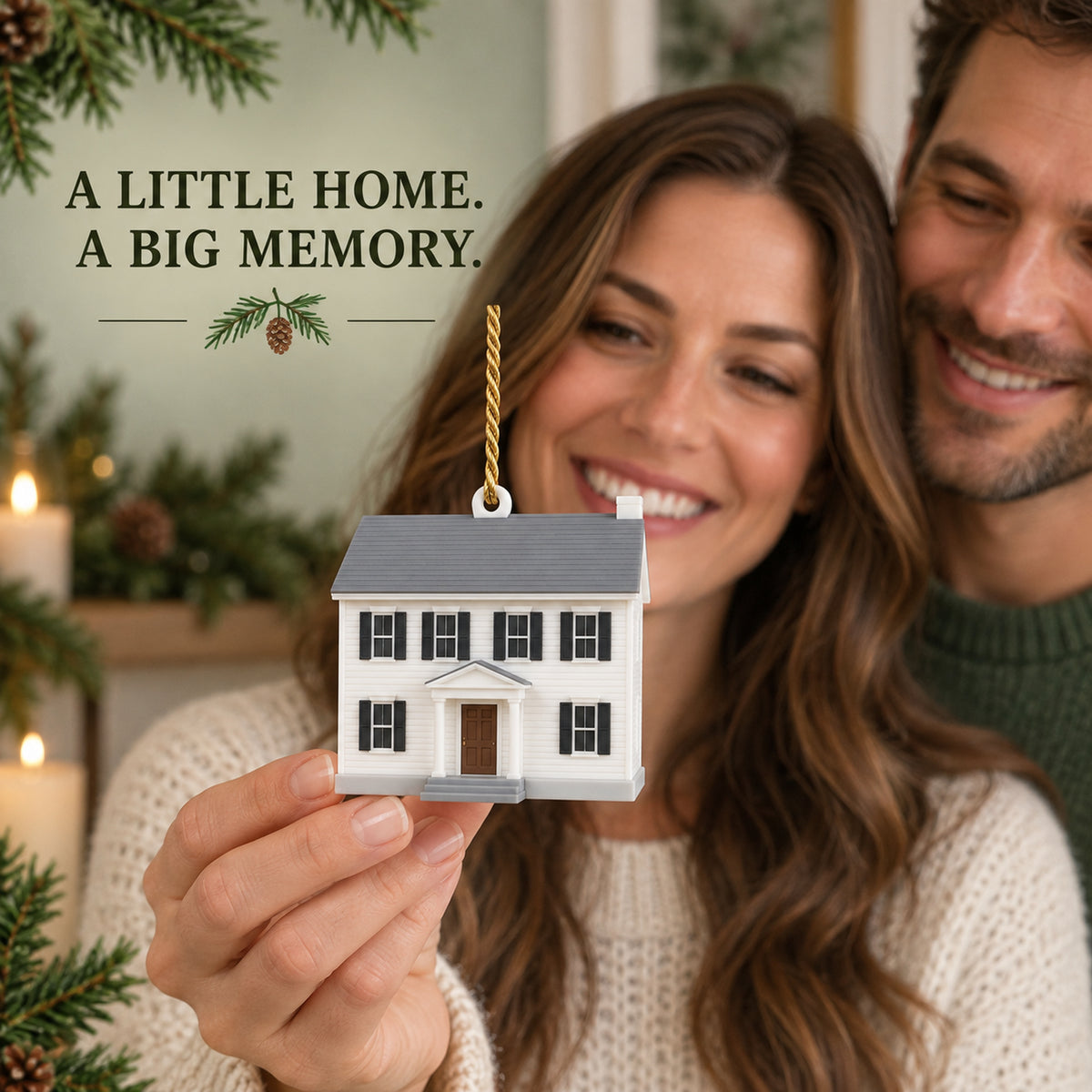 Personalized Colonial Revival 3D Ornament - Custom Christmas Keepsake - image 8
