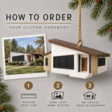Personalized Mid Century Modern 3D Ornament - Custom Christmas Keepsake - image 7