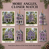 Personalized Simplified Victorian 3D Ornament - Custom Christmas Keepsake - image 2
