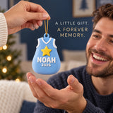 Personalized Baby's First Christmas Sleep Sack Star 3D Ornament - Custom Christmas Keepsake - image 8