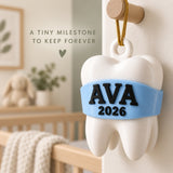 Personalized Baby's First Tooth No Face 3D Ornament - Custom Christmas Keepsake - image 9