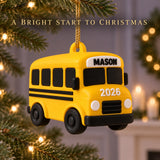 Personalized School Bus 3D Ornament - Custom Christmas Keepsake - image 7