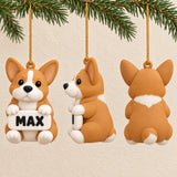 Personalized Dog Name Plaque 3D Ornament - Custom Pet Christmas Keepsake - image 4