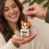 Personalized Dog Name Plaque 3D Ornament - Custom Pet Christmas Keepsake - image 8