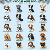 Personalized Winter Scarf Dogs 3D Ornament - Custom Christmas Keepsake - image 10