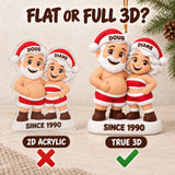 Personalized Growing Old Together 3D Ornament - Custom Christmas Keepsake - image 3