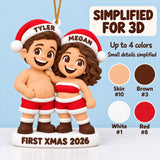 Personalized First Christmas 3D Ornament - Custom Christmas Keepsake - image 4
