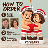 Personalized 25th Anniversary 3D Ornament - Custom Christmas Keepsake - image 7