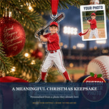 Personalized Baseball Player Acrylic Ornament - Custom Photo Keepsake - image 5