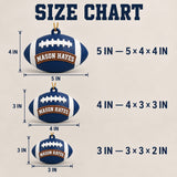 Personalized American Football 3D Ornament - Custom Christmas Keepsake - image 5
