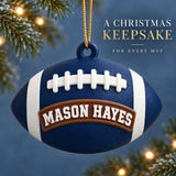 Personalized American Football 3D Ornament - Custom Christmas Keepsake - image 9