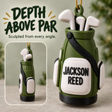 Personalized Golf Bag 3D Ornament - Custom Christmas Keepsake - image 4