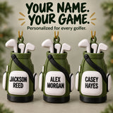 Personalized Golf Bag 3D Ornament - Custom Christmas Keepsake - image 7