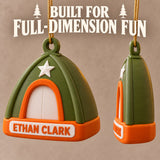 Personalized Camping Tent 3D Ornament - Custom Christmas Keepsake - image 4