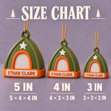 Personalized Camping Tent 3D Ornament - Custom Christmas Keepsake - image 5