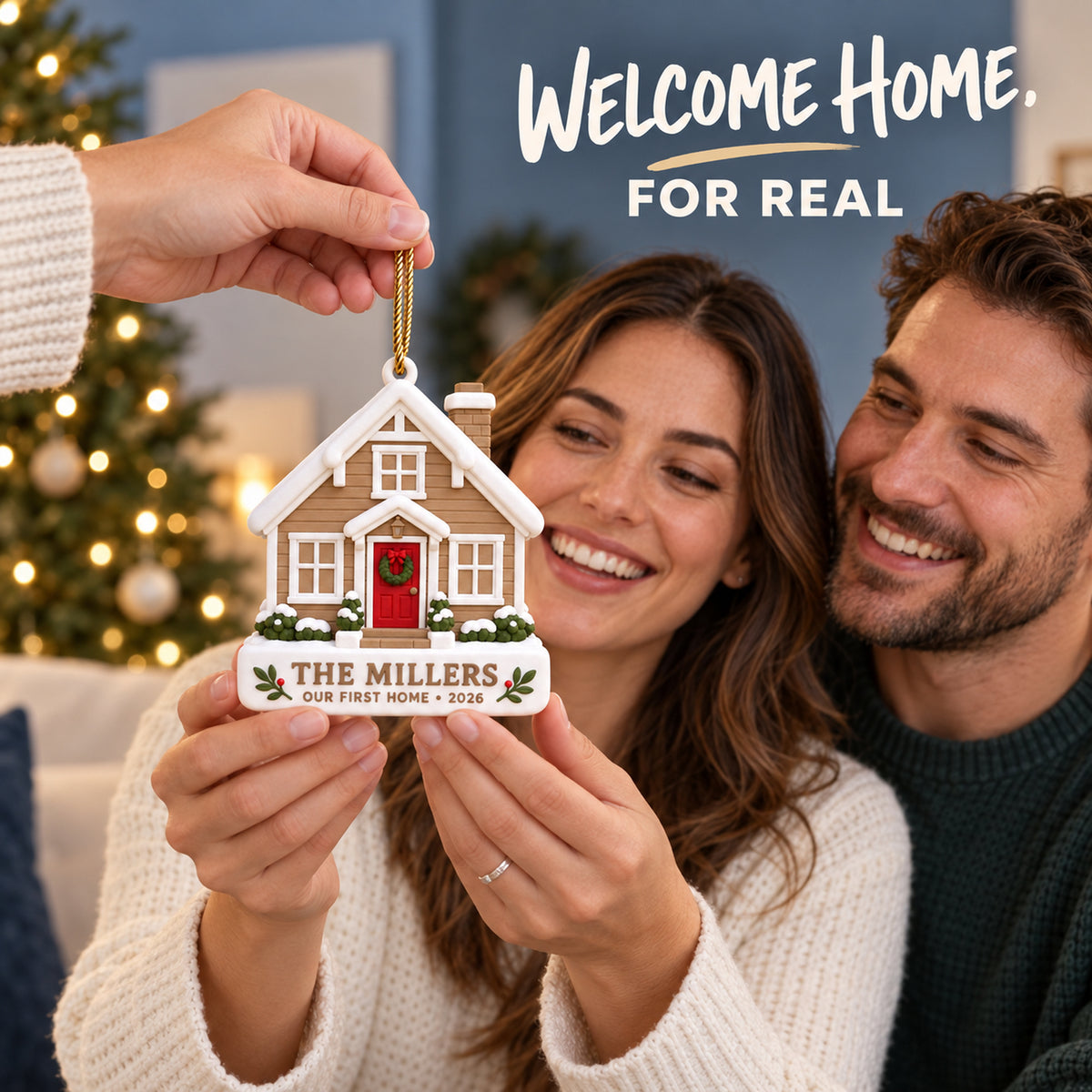 Personalized New Home House 3D Ornament - Custom Christmas Keepsake - image 8