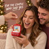 Personalized Engagement Ring Box 3D Ornament - Custom Christmas Keepsake - image 8