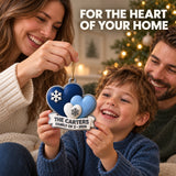 Personalized Family Three Hearts 3D Ornament - Custom Christmas Keepsake - image 8