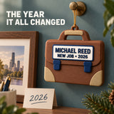 Personalized New Job Briefcase 3D Ornament - Custom Christmas Keepsake - image 9